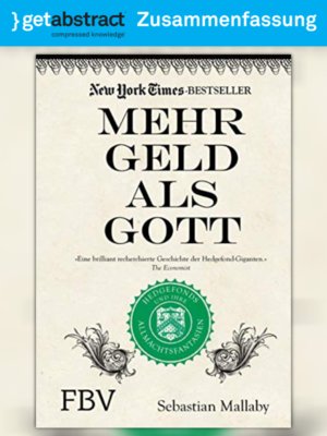 cover image of Mehr Geld als Gott (Zusammenfassung)